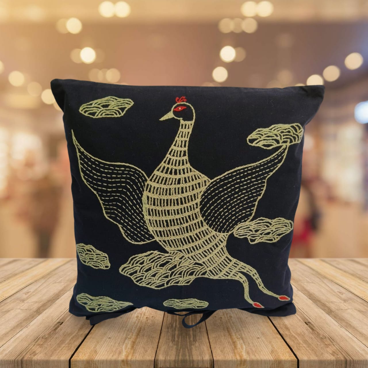 Hand Emboidered Cushion Cover