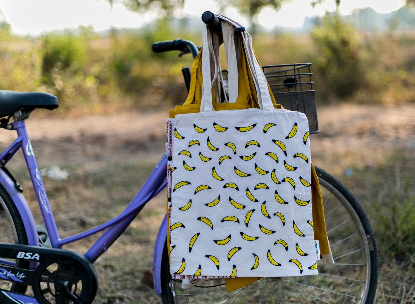 Hand embroidered Tote bag