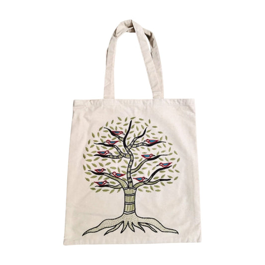 Hand embroidered Tote bag