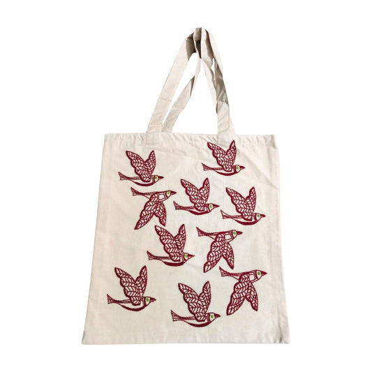 Hand embroidered Tote bag