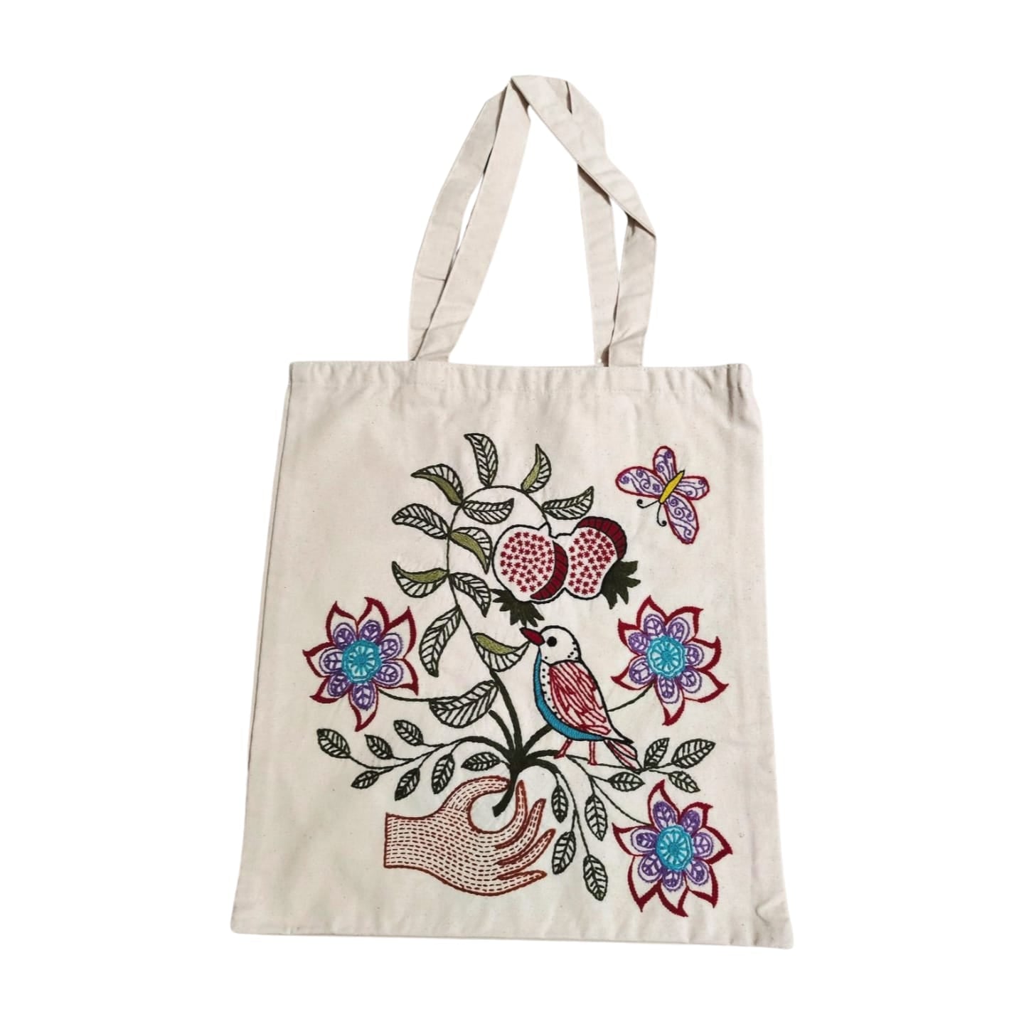 Hand embroidered Tote bag